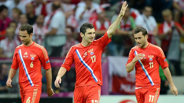 Alan Dzagoev has put Russia in pole position