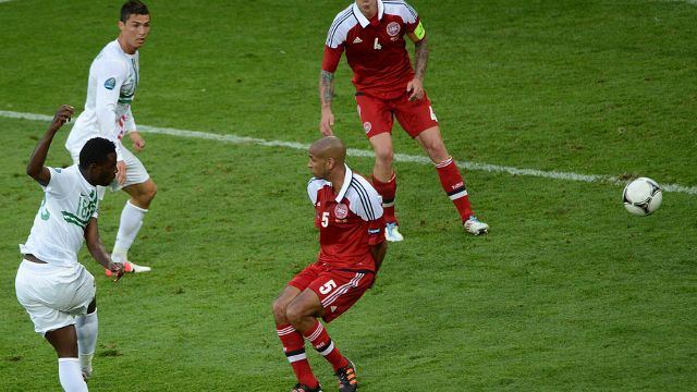 Varela scores Portugal's late winner