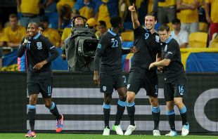 Andy Carroll scored a brilliant header against Sweden