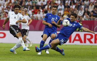 Sami Khedira hit the target in Germany's win over Greece
