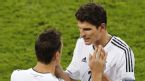 Miroslav Klose comes on as a substitute for Mario Gomez, Denmark v Germany, Euro 2012, Arena Lviv, June 17, 2012