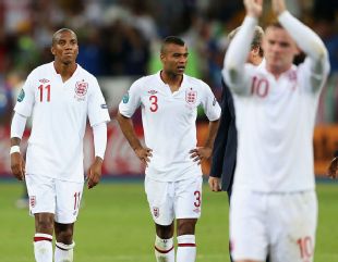 Ashley Cole and Ashley Young missed penalties in the quarter-final shootout against Italy