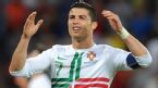 Cristiano Ronaldo reacts to a missed chance, Portugal v Spain, Donbass Arena, Donetsk, Ukraine, June 27, 2012