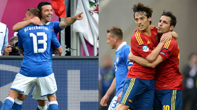 Italy and Spain have already met at Euro 2012
