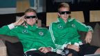 Andre Schurrle und Marco Reus watch a 3D film, Germany, Euro 2012, Gdansk, June 25, 2012