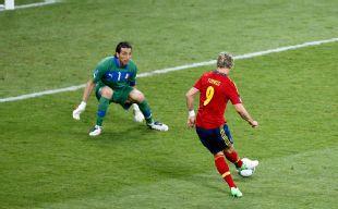 Torres scored three goals for Spain
